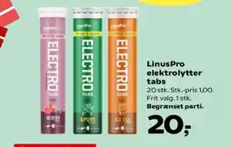 Kvickly LinusPro elektrolytter tabs tilbud