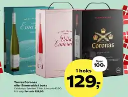 Kvickly Torres Coronas eller Esmeralda i boks tilbud