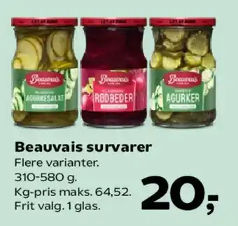 Kvickly Beauvais survarer tilbud