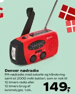 Kvickly Denver nødradio tilbud
