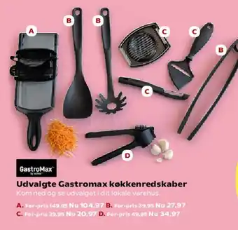 Kvickly Udvalgte GastroMax køkkenredskaber tilbud