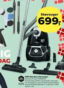 Kvickly OBH Nordica støvsuger tilbud