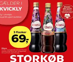 Kvickly Ribena (3 flasker) tilbud