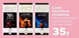 Kvickly Lindt Excellence chokolade tilbud