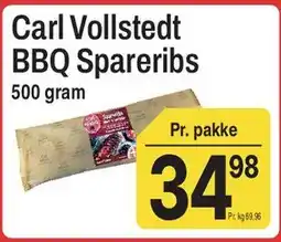 ABC Lavpris Carl Vollstedt BBQ Spareribs tilbud
