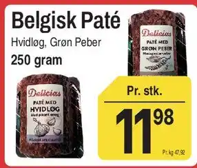 ABC Lavpris Belgisk Paté tilbud