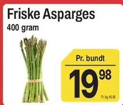 ABC Lavpris Friske Asparges tilbud