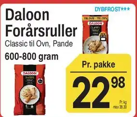 ABC Lavpris Daloon Forårsruller tilbud