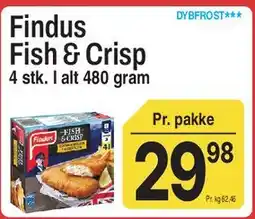 ABC Lavpris Findus Fish & Crisp tilbud