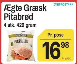 ABC Lavpris Ægte Græsk Pitabrød tilbud