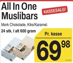 ABC Lavpris All In One Muslibars tilbud
