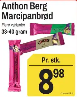 ABC Lavpris Anthon Berg Marcipanbrød tilbud