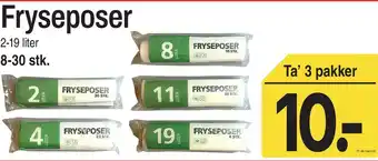 ABC Lavpris Fryseposer tilbud