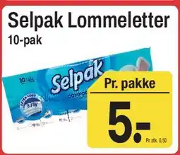 ABC Lavpris Selpak Lommetetter tilbud