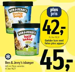 Føtex Ben & Jerry's isbæger tilbud