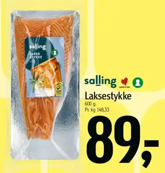 Føtex Salling Laksestykke tilbud