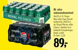 Føtex Øl- eller sodavandsmarked tilbud