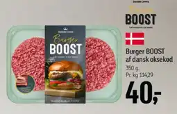 Føtex Burger BOOST af dansk oksekød tilbud