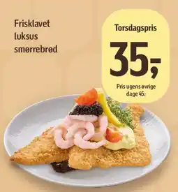 Føtex Frisklavet luksus smørrebrød tilbud