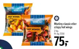 Føtex Morliny classic eller crispy hot wings tilbud