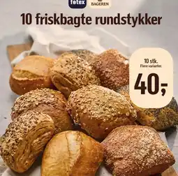 Føtex 10 friskbagte rundstykker tilbud