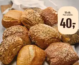 Føtex 10 friskbagte rundstykker tilbud