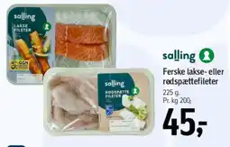 Føtex Ferske lakse- eller rødspættefileter tilbud