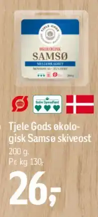 Føtex Tjele Gods økologisk Samsø skiveost tilbud