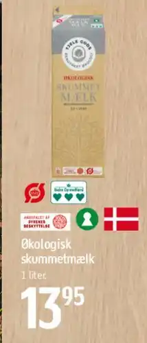 Føtex Økologisk skummetmælk tilbud