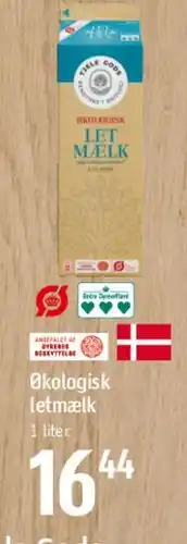 Føtex Økologisk letmælk tilbud