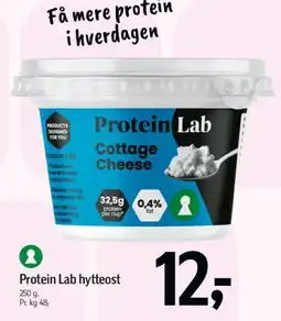 Føtex Protein Lab hytteost (Cottage Cheese) tilbud
