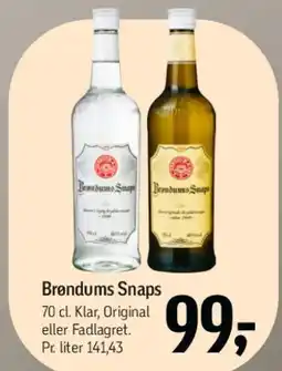 Føtex Brøndums Snaps tilbud