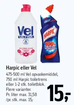 Føtex Harpic eller Vel tilbud