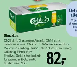 Føtex Ølpakker (f.eks. Carlsberg 12-pak) tilbud