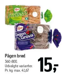 Føtex Pågen brød tilbud