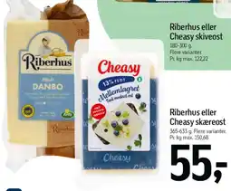 Føtex Riberhus eller Cheasy skæreost tilbud