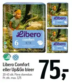 Føtex Libero Comfort eller Up&Go bleer tilbud