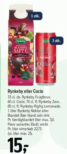 Føtex Rynkeby eller Cocio tilbud