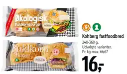 Føtex Kohberg fastfoodbrød tilbud