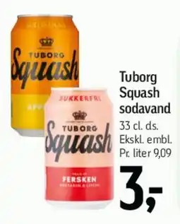 Føtex Tuborg Squash sodavand tilbud