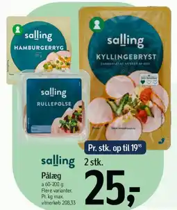 Føtex Salling Pålæg tilbud