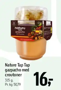 Føtex Nature Tap Tap gazpacho med croutoner tilbud