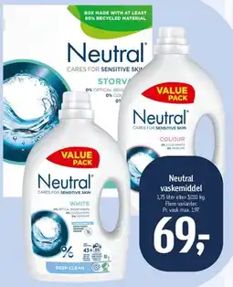 Føtex Neutral vaskemiddel tilbud