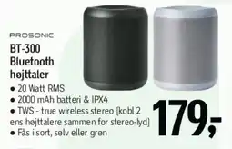 Føtex Prosonic BT-300 Bluetooth højtaler tilbud