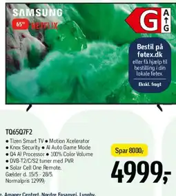 Føtex Samsung 65 QLED TV tilbud
