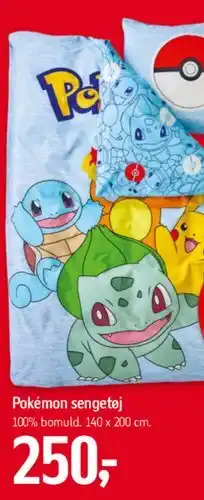 Føtex Pokémon sengetøj tilbud