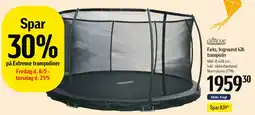 Føtex Extreme Inground 426 trampolin tilbud