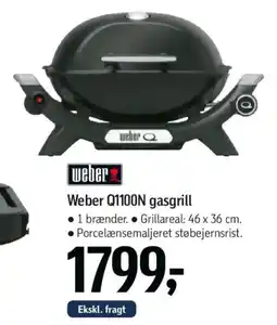 Føtex Weber Q1100 gasgrill tilbud