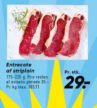 Entrecôte af striploin