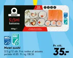Bilka Mowi sushi (12 stk.) tilbud
